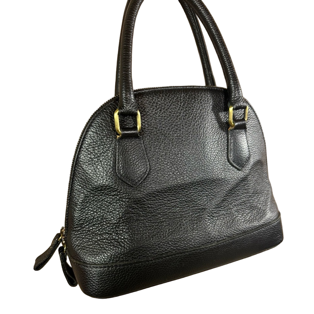 Black Leather Zip Up Purse - Picture 8 of 10